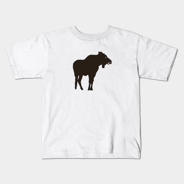 Moose Kids T-Shirt by scdesigns